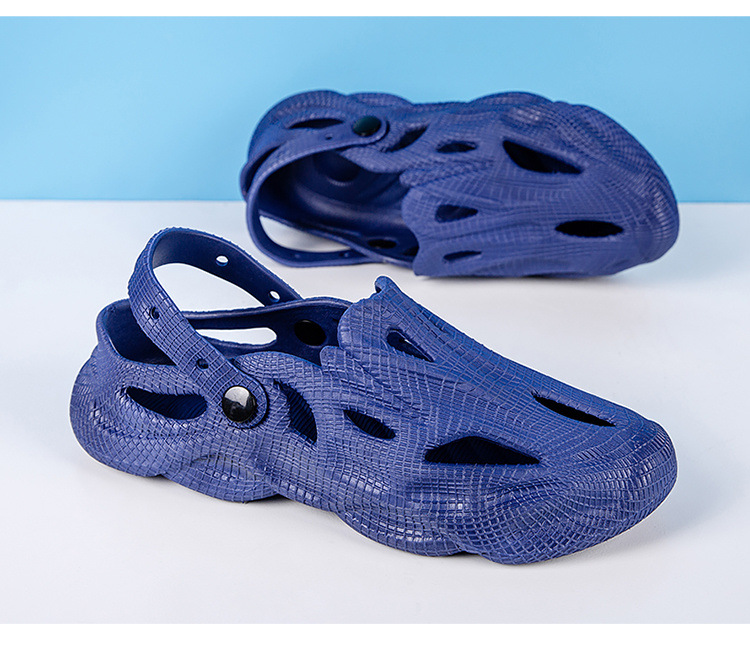 Mens Cushion Arch Support Footbed Slide Sandals Athletic Adjustable Soft_voghion.com
