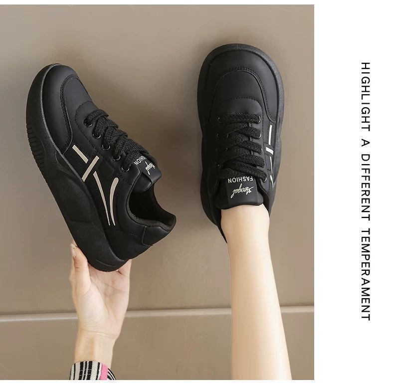 Women's Casual Sports Shoes Fashion Soft-soled Women's Shoes Non-slip Board Shoes_voghion.com