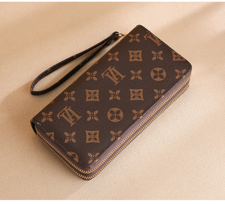 Portemonnee Portemonnee Clutch Tas Dames Portemonnee Lange Dames Portemonnee Mode Dubbele Rits Grote Capaciteit Portemonnee Voor Vrouwen_voghion.com