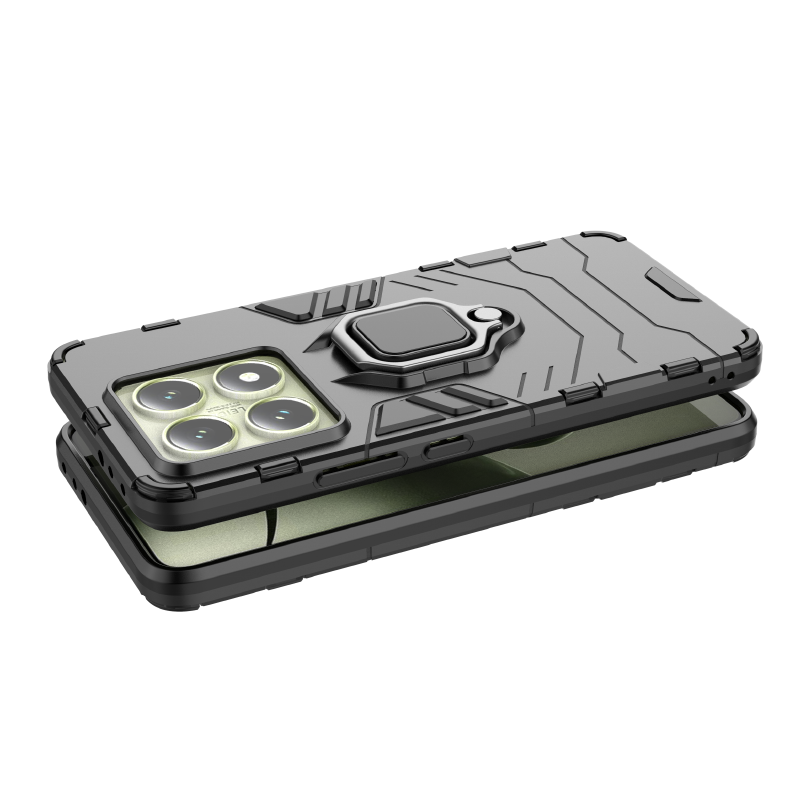 Carcasă de telefon cu inel metalic rotativ la 360 ° pentru Xiaomi 14T 13T 11T Redmi Note 14C 13 12 11 13C 14 Pro, rezistentă la șocuri_voghion.com