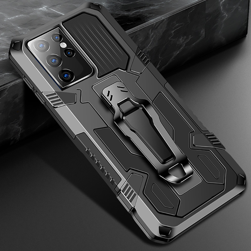 S22 Ultra Case Shockproof Armor Cover Voor Samsung Galaxy S22 Plus S22Ultra S 22 S 2 Robuuste Hybride telefoon Stand Riemclip_voghion.com