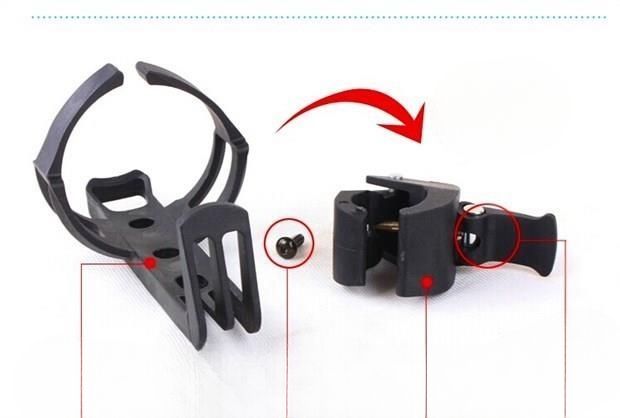 Lock Buckle Design Multifunctional Bottle Cage Mountain Road Bike Water Cup Bracket Cycling Equipment Accessories_voghion.com