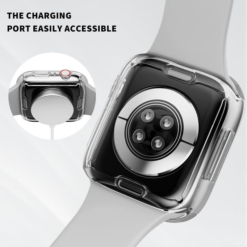 Case For IWatch 42mm 46mm 41mm 45mm 40mm 44mm Screen Protector Cover Soft TPU Bumper For IWatch Series 10/9/8/7/6/5/4/SE_voghion.com