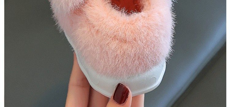 ToyPulse Baby 1-3 Jahre Kleinkinder Hausschuhe aus Baumwolle mit weicher Sohle, rutschfest, geschlossener Ferse, Winterstil, 175_voghion.com