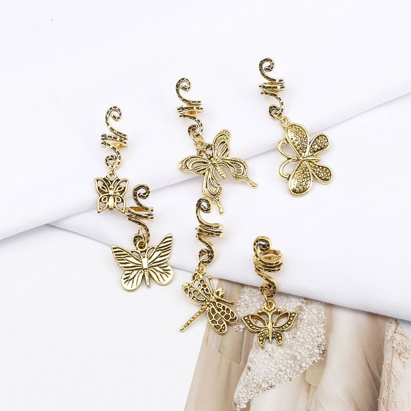 Fermagli per capelli con dreadlock, ornamenti per capelli in lega hip-hop, anelli per capelli a spirale a tema, accessori per capelli alla moda e cool per trecce da ragazza_voghion.com