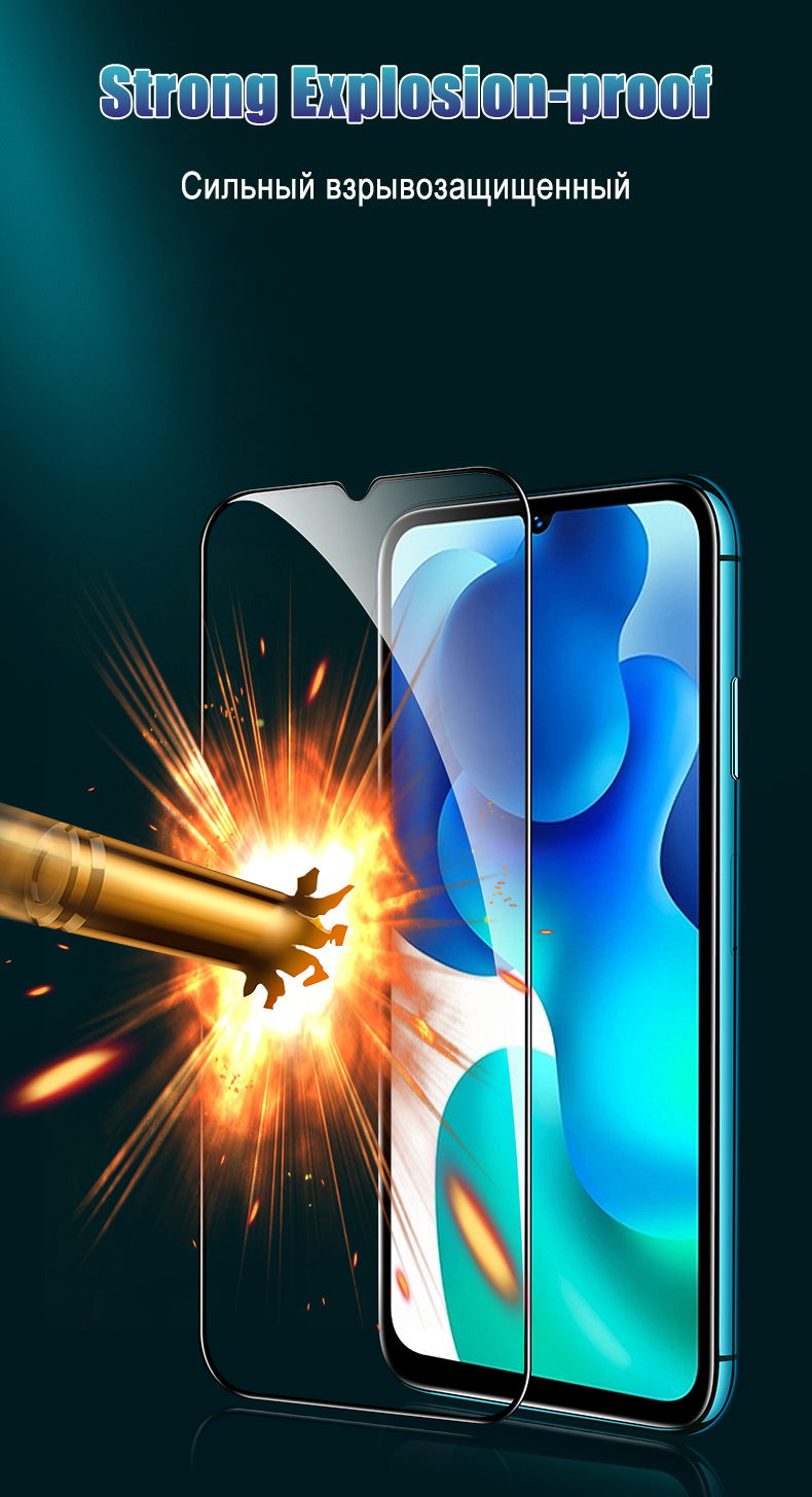 Volledige Cover Screen Protector Voor Xiaomi Redmi Note 10 9 8 Pro 10S 9S 8T 9A mi 11 10 10T Lite Gehard Glas Op Poco X3 F3_voghion.com