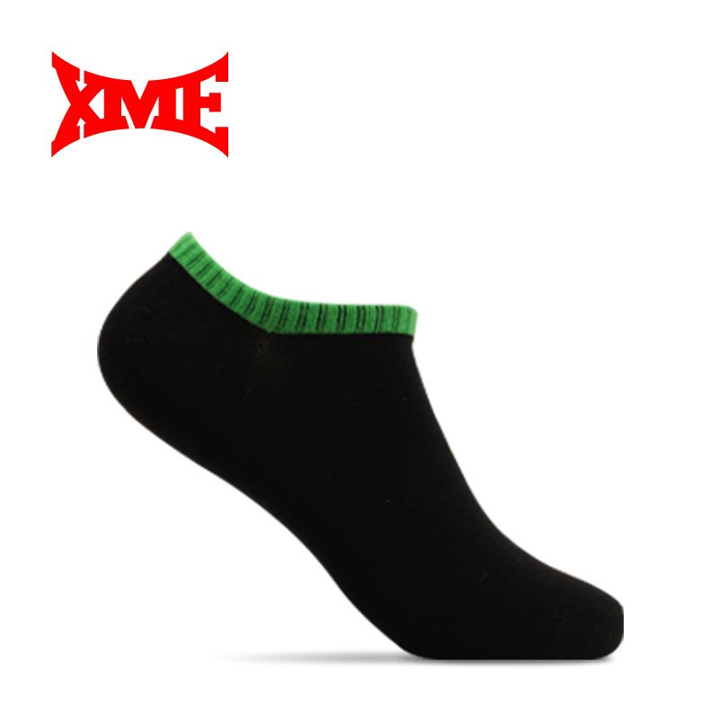 XME calzini sportivi da barca alla moda da uomo in cotone pettinato color block, calzini corti assorbenti e traspiranti_voghion.com