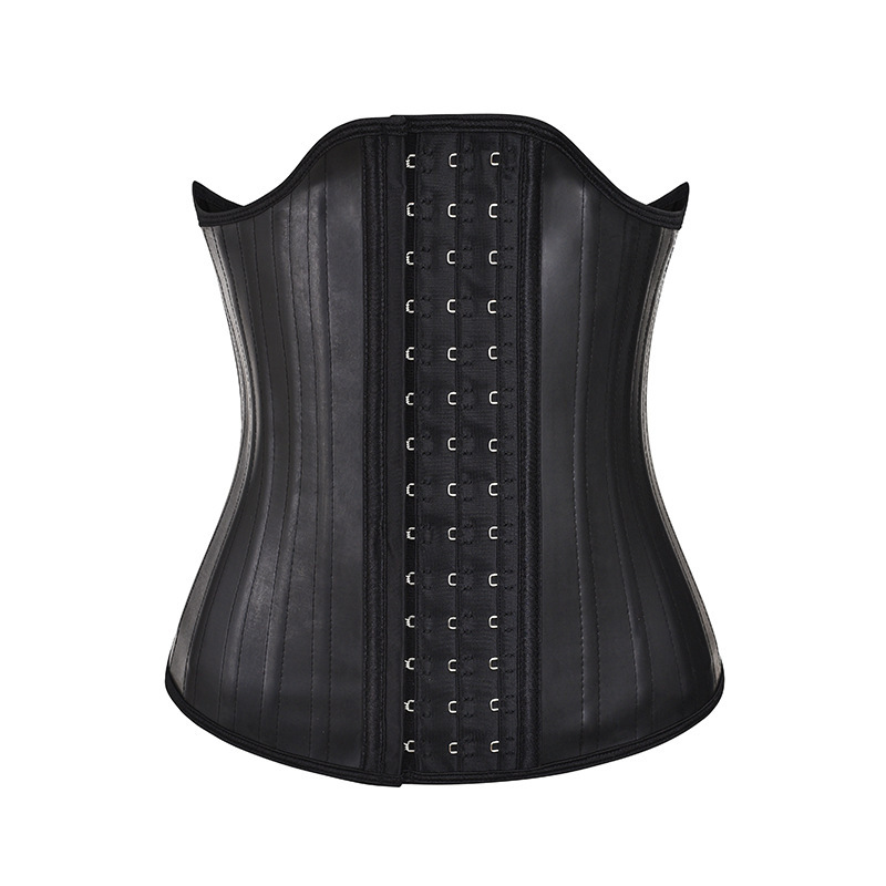 25-benet blank sidebryst artefakt bryststøtte latex korset Latex taljeformende bælte_voghion.com