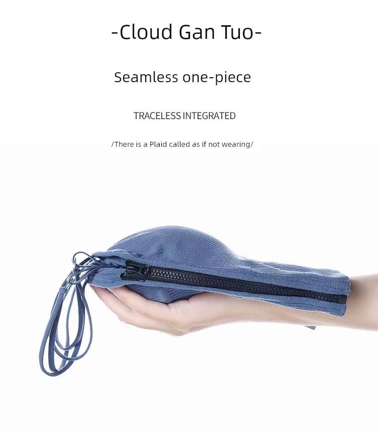 Beauty Back Exercise Bubble Wrap V Neck Front Zipper Double-Shoulder Strap_voghion.com