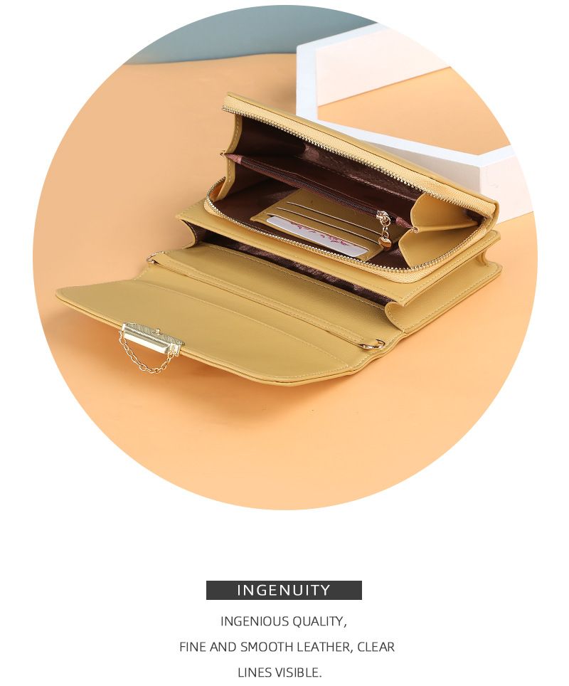 baellerry new women's wallet version large-capacity zipper mobile phone bag fashion all-match diagonal bag wholesale_voghion.com