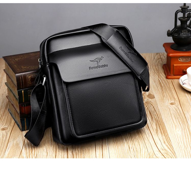 Merk Hoge Kwaliteit Casual Mannen Verticale Zakelijke Lederen Schoudertas Mode Man Crossbody Messenger Bag_voghion.com