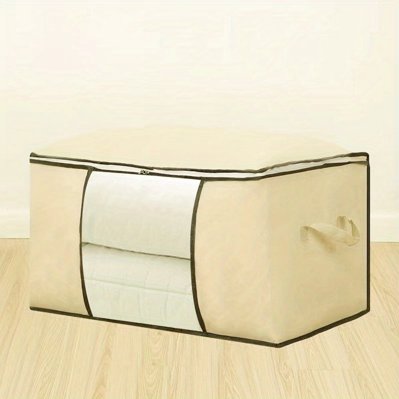 Bolsa de almacenamiento de gran capacidad, organizador con cremallera a prueba de polvo, contenedor acolchado, bolsa de equipaje_voghion.com