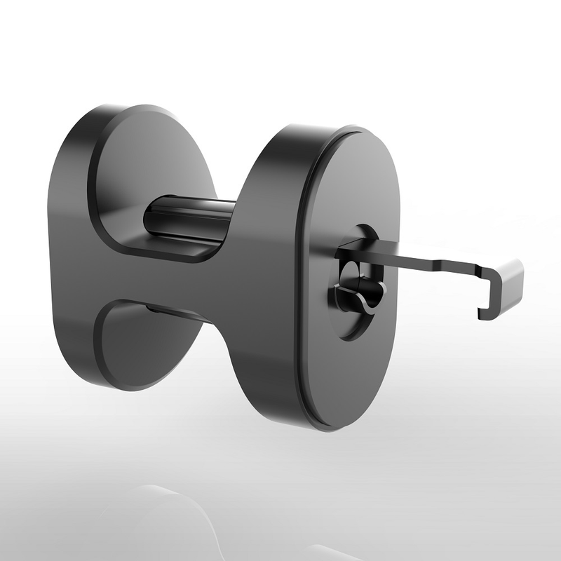 Universell magnetisk bilholder metallkroklås billuftventil klips type magnetisk telefonholder_voghion.com