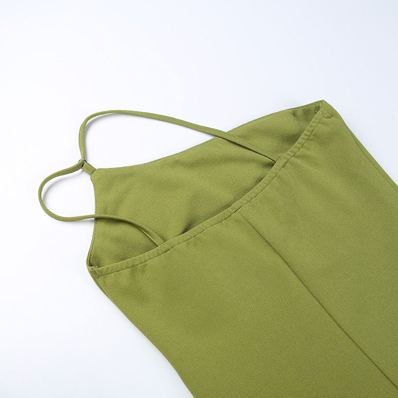 Rochie lungă cu tiv din blană, cu un umăr, pentru femei, îmbrăcăminte sexy pentru femei_voghion.com