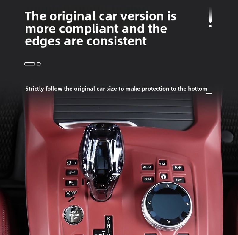 For BMW X3/iX3 2022-2024 Car Central Control Gear Shift Panel Protective Film Silicone Scratch Resistant Wear-resistant And Waterproof Cover_voghion.com