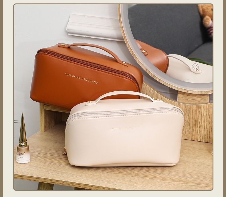 Neue tragbare High-End-Make-up-Pinsel-Aufbewahrungstasche mit großer Kapazität für unterwegs_voghion.com
