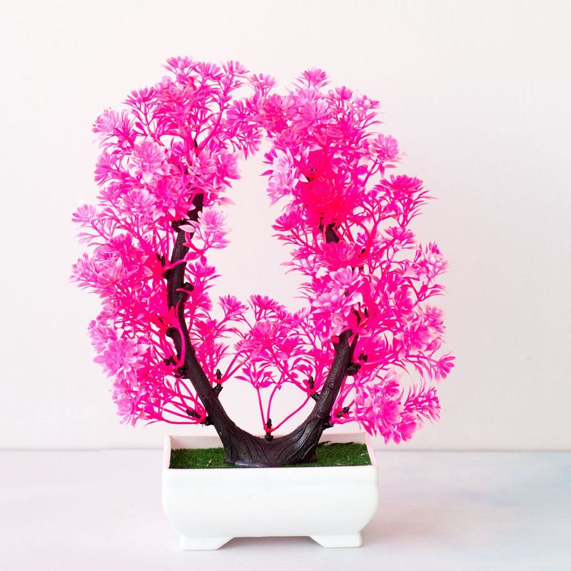Fabricantes al por mayor de plantas en macetas de simulación de bonsái, ciruelo de acacia, decoraciones de escritorio de simulación de bonsái para el hogar_voghion.com