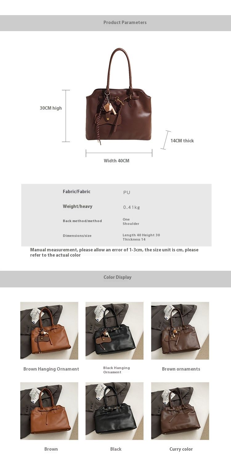 Borsa a mano coreana di nicchia per le donne 2024 nuova tendenza autunnale e invernale per i pendolari, grande capacità, spalla singola, ascella_voghion.com