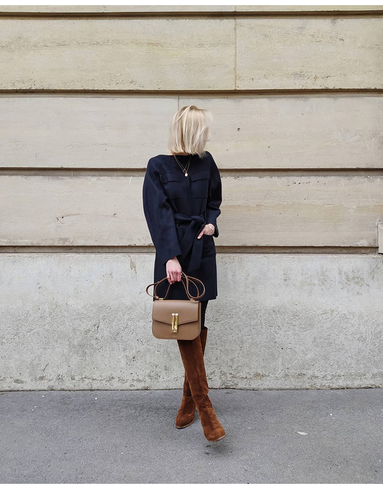 2022 British Niche Brand New Demellier Mulheres Couro Um Ombro Crossbody Leve Luxo Tofu Bolsa_voghion.com