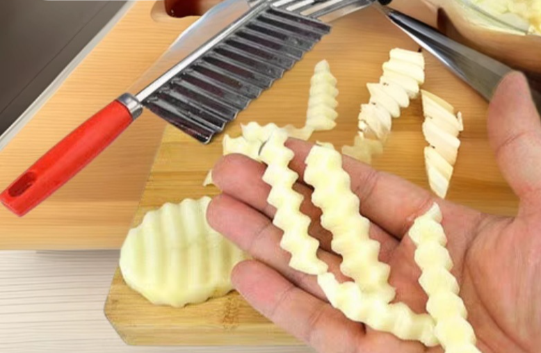 Multifunktionale Wolf Zahn Kartoffel Edelstahl Blume Französisch Fry Messer Streifen Gemüse Cutter Welle Form_voghion.com