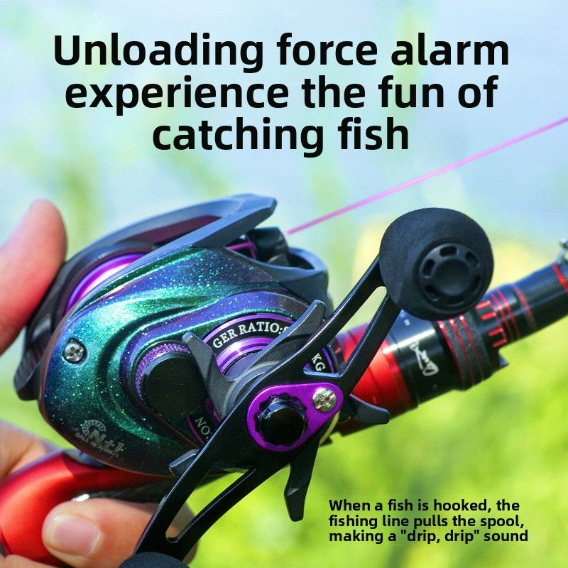 Chilun Long Casting Anti-Explosion Line Colorful Water Drop With Drag Alarm Lure Snakehead Fishing Reel Wholesale_voghion.com