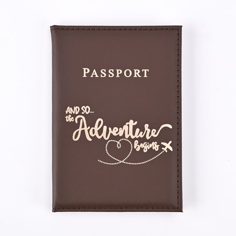 padrão capa de passaporte PU porta-passaporte porta-bilhete passaporte_voghion.com
