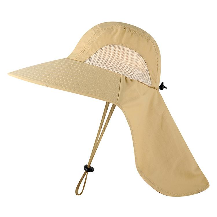 Baseballmützen mit breiter Krempe für Damen und Herren, Sun Defender, kühlender Nackenschutz, Safari-Kappe zum Wandern, Angeln, Outdoor-Hut mit_voghion.com