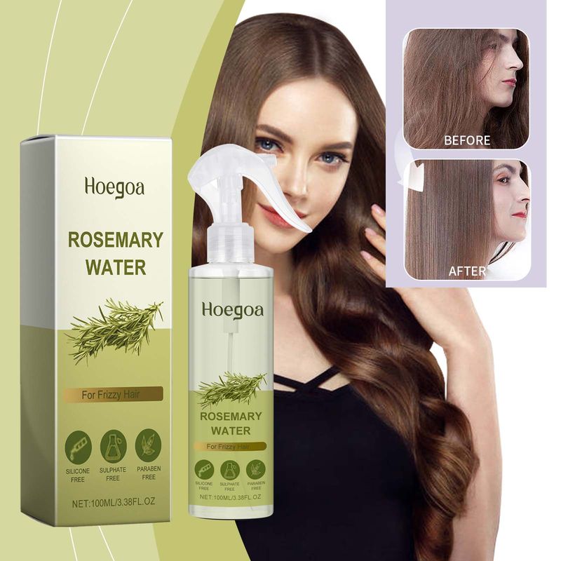Rosmarin-Haarwuchsöl stärkt das Haar, Organics Rosmarin-Haarstärkungsöl, Rosmarin-Essenzen, Ölspray, 100 ml_voghion.com