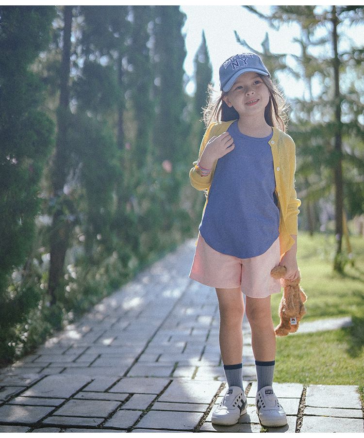 "Breathable Knit Cardigan For Girls – Lightweight Summer Cover-Up With Hollow Design & UV Protection"_voghion.com