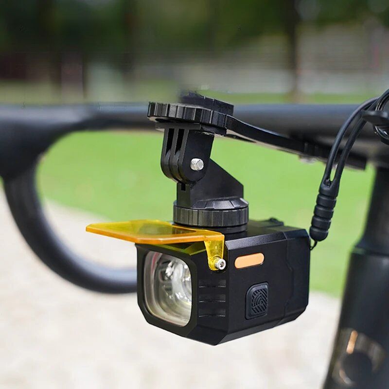 Luce anteriore per bicicletta YUUISD/Jiuyue Q04, batteria a lunga durata, luminosità elevata, luce per bicicletta notturna_voghion.com