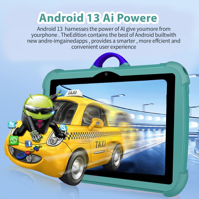 Eksporter 7 tommer Kids Tablet Pc Android7.1 Drop Proof Tablet Tab_voghion.com