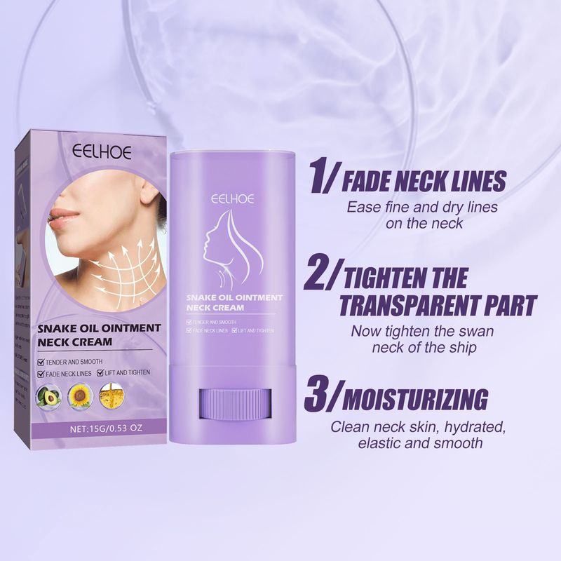 EELHOE Snake Oil Lightens Smoothes Wrinkles, Smooth Whitening, Moisturizing and Firming Neck Cream_voghion.com