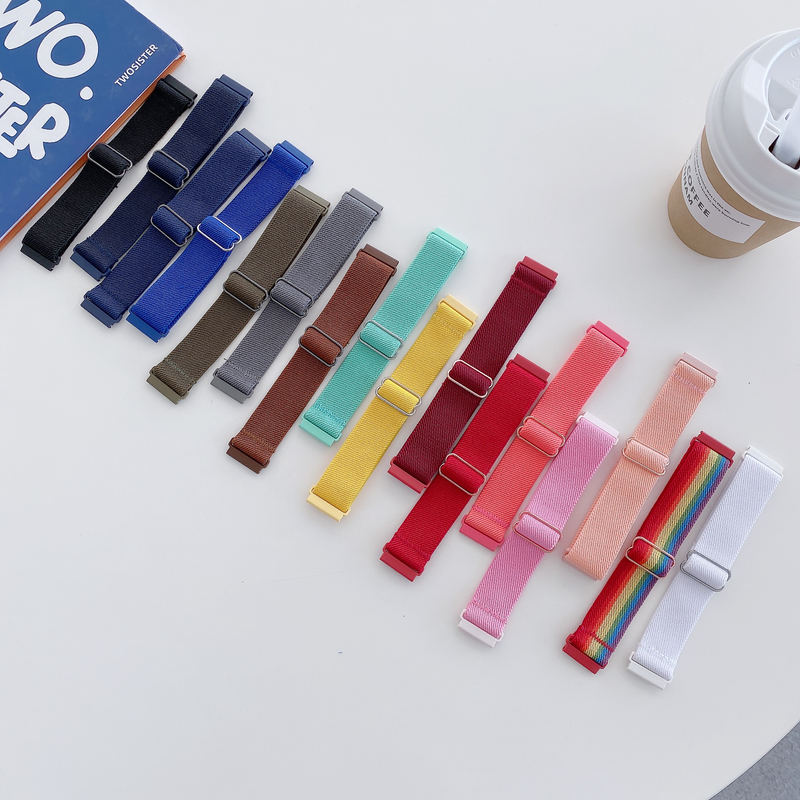 Cinturino 20mm 22mm per orologio Samsung Galaxy 4/classico/46mm/Active 2/Gear S3/5/5 pro 44mm 40mm cinturino elastico in nylon Huawei GT 2/3 Pro_voghion.com