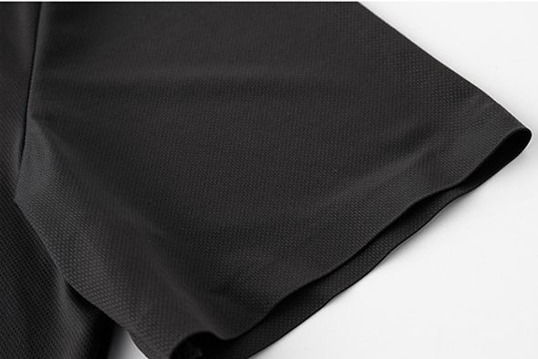 C&J Luxury Brand Men's t-shirt Lapel Short-Sleeved Ice Silk Business Casual Polo 002_voghion.com