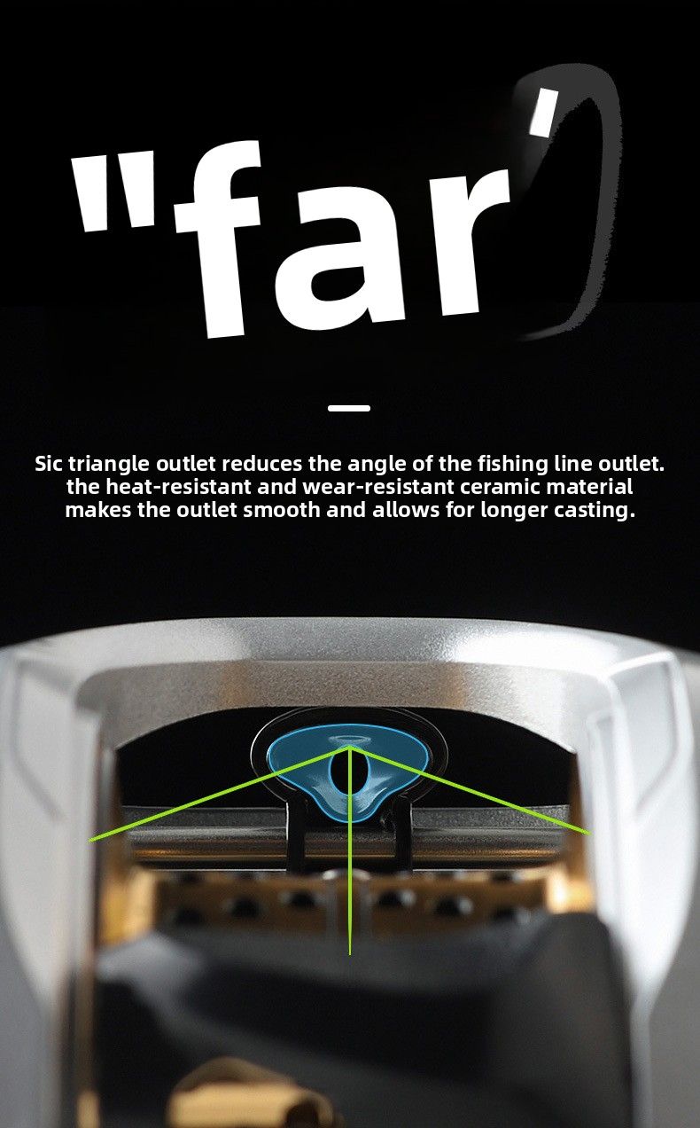 Chilun Leiqiang Black Special Water Drop Wheel Lure Big Fish Ultra Long Casting Giant Anti-explosion Line Left And Right_voghion.com