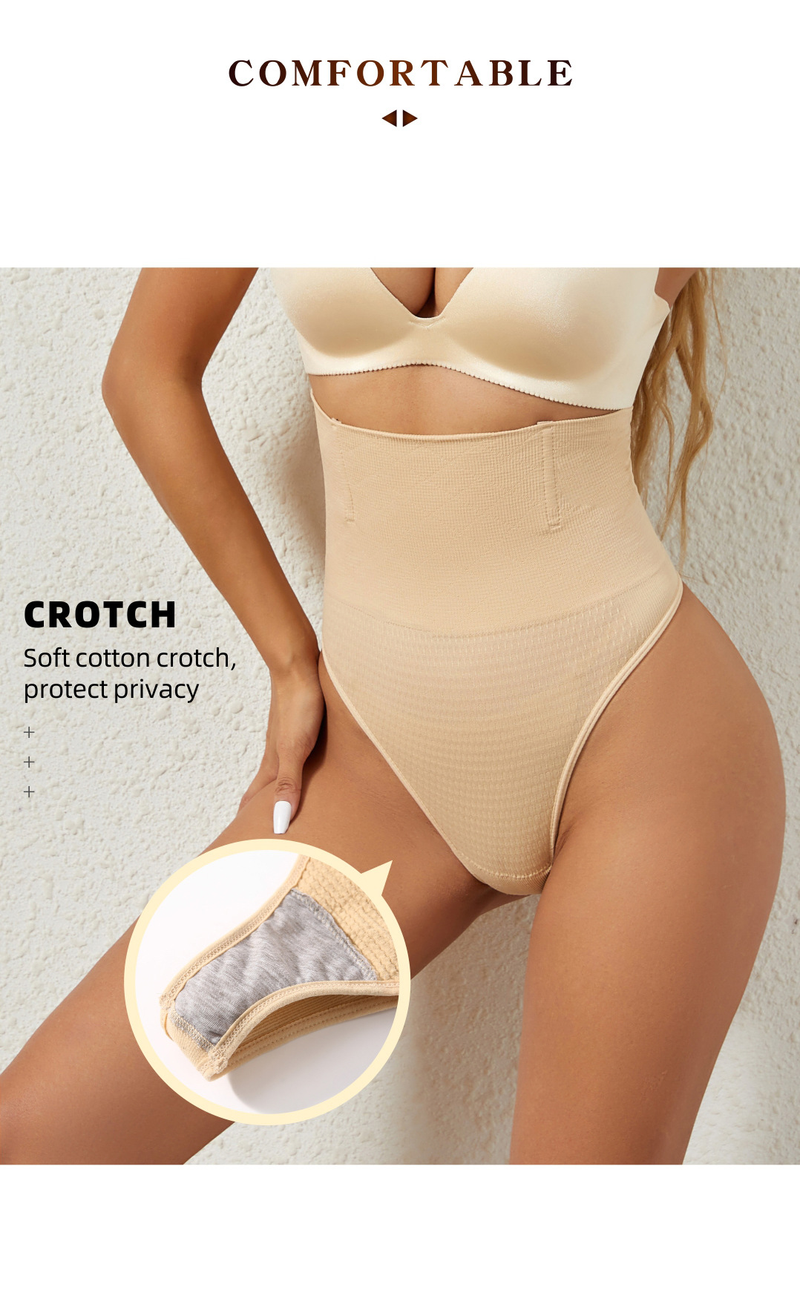 Női ruházat Magas derekú karcsúsító tanga női test szexi fenékemelés, popsi mutatása, plus size bugyi_voghion.com