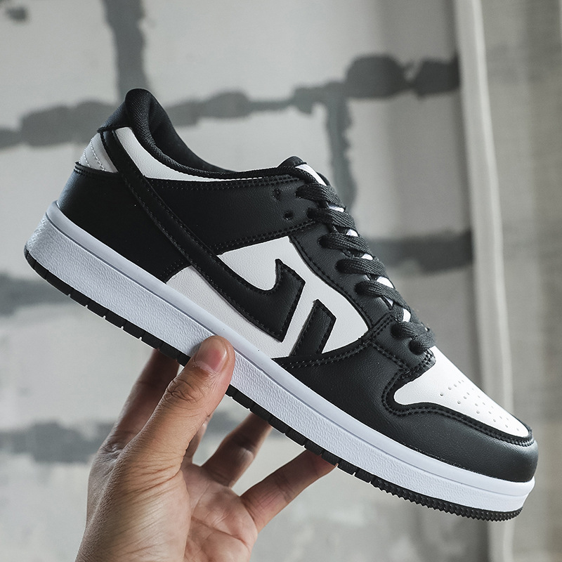 Black And White Panda Net Red Sneakers Casual Couple Shoes Low Top Breathable sports men's shoes Student women's shoes one drop_voghion.com