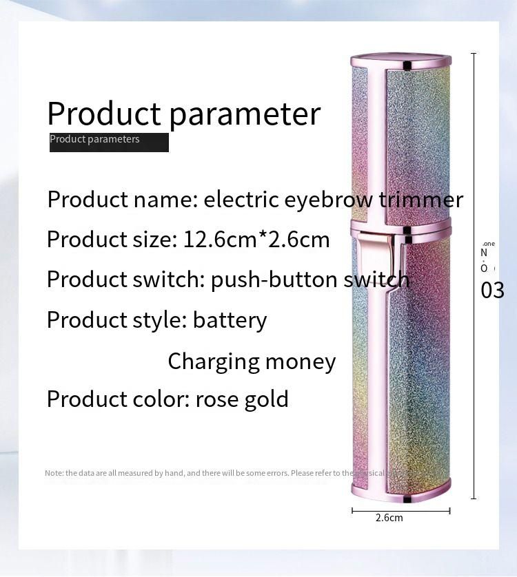 Nowy elektryczny trymer z możliwością ładowania przez USB, maszynka do golenia brwi dla kobiet, golarka do szminki, urządzenie do usuwania włosów_voghion.com