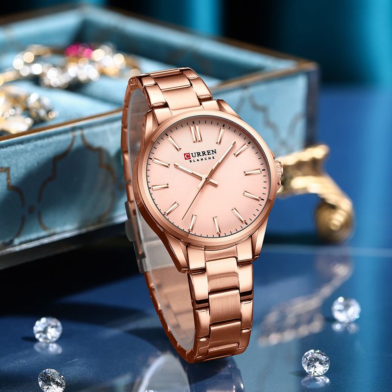 Elegant Women's Waterproof Quartz Watch With Small Round Dial, Casual Timepiece For Everyday Wear Fashion Quartz Watch Couple Women's Watch_voghion.com