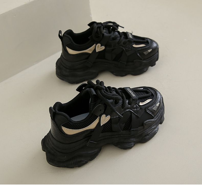 Women's Chunky Dad Shoes - Platform Sneakers For Running & Casual Wear, Thick Sole Comfortable Walking Shoes_voghion.com