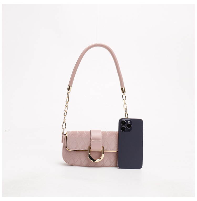 Büroangestellter High-End-Achselhöhlentasche 2023 Neues einfaches Temperament One-Shoulder-Umhängetasche süße kleine quadratische Tasche weiblich_voghion.com