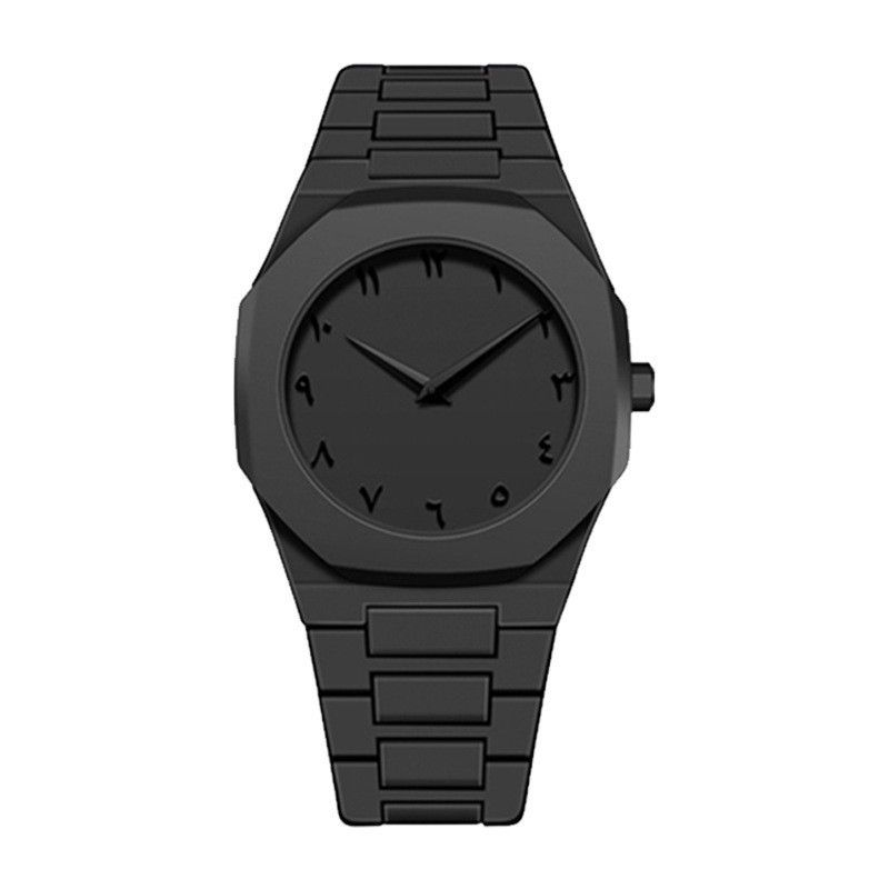 Reloj de cuarzo de plástico con números arábigos para hombre y mujer, 2025_voghion.com