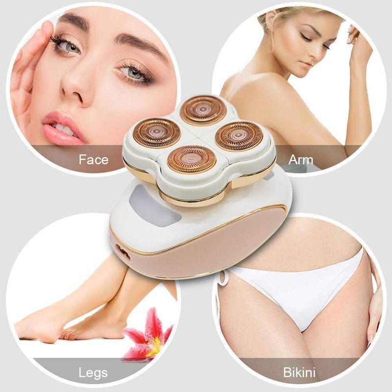 Epilatore elettrico per donna, rasoio per il corpo, depilatorio, rifinitore bikini indolore_voghion.com