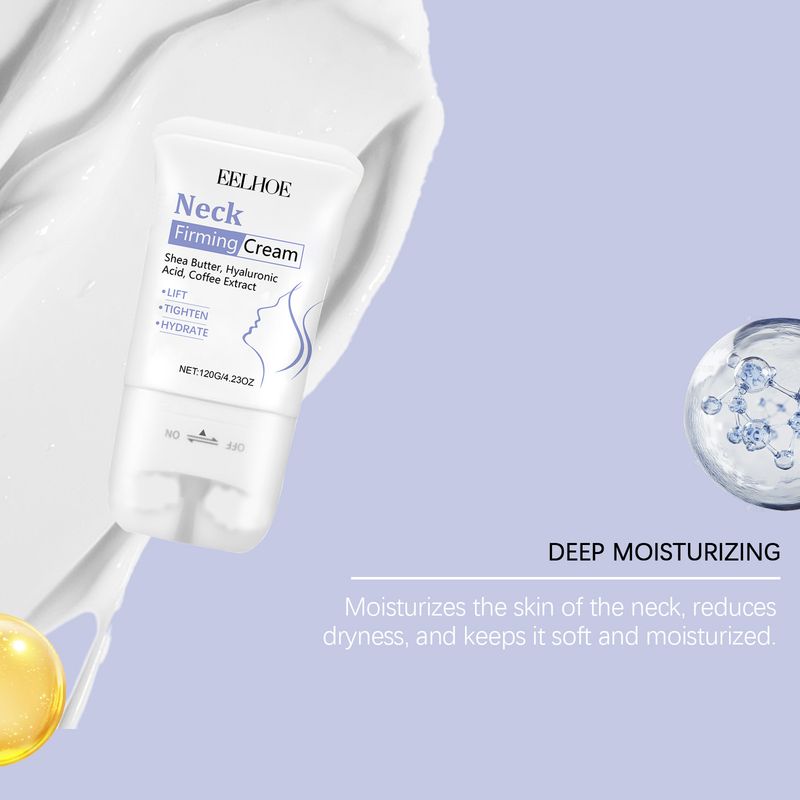 EELHOE Firming Roller Neck Cream, Hydrating, Moisturizing, Firming, Lightening Neck Lines, Nourishing And Massaging Neck Cream_voghion.com