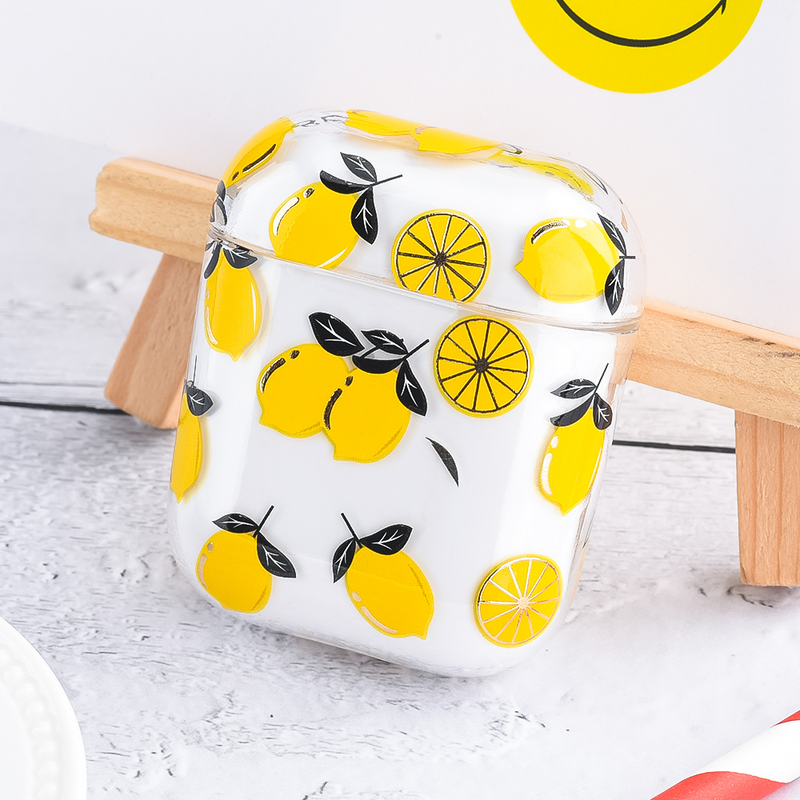 Fruit PC Hard Case For Airpods Pro 2 1 Earphone Cases For Airpods 3 Clear Transparent PC Earphone Cover for airpods 3 pro case_voghion.com