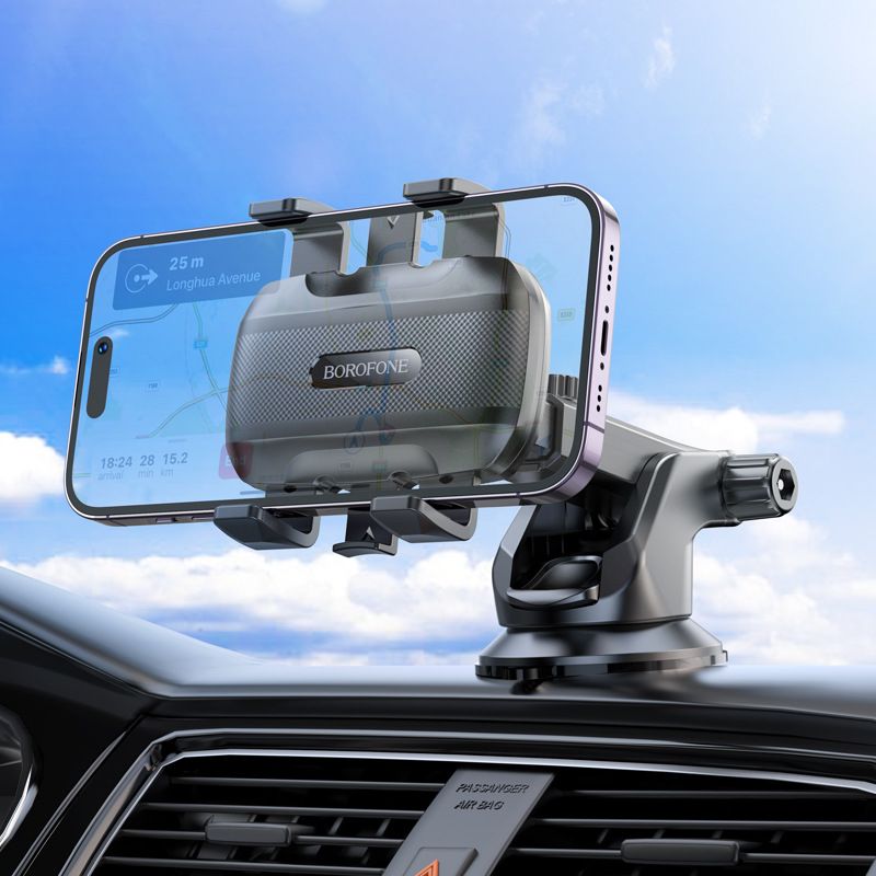 Music Festival BH98/BH99 Neue automatische Handy-Autohalterung Mittelkonsole Luftauslass Navigationsrahmen_voghion.com