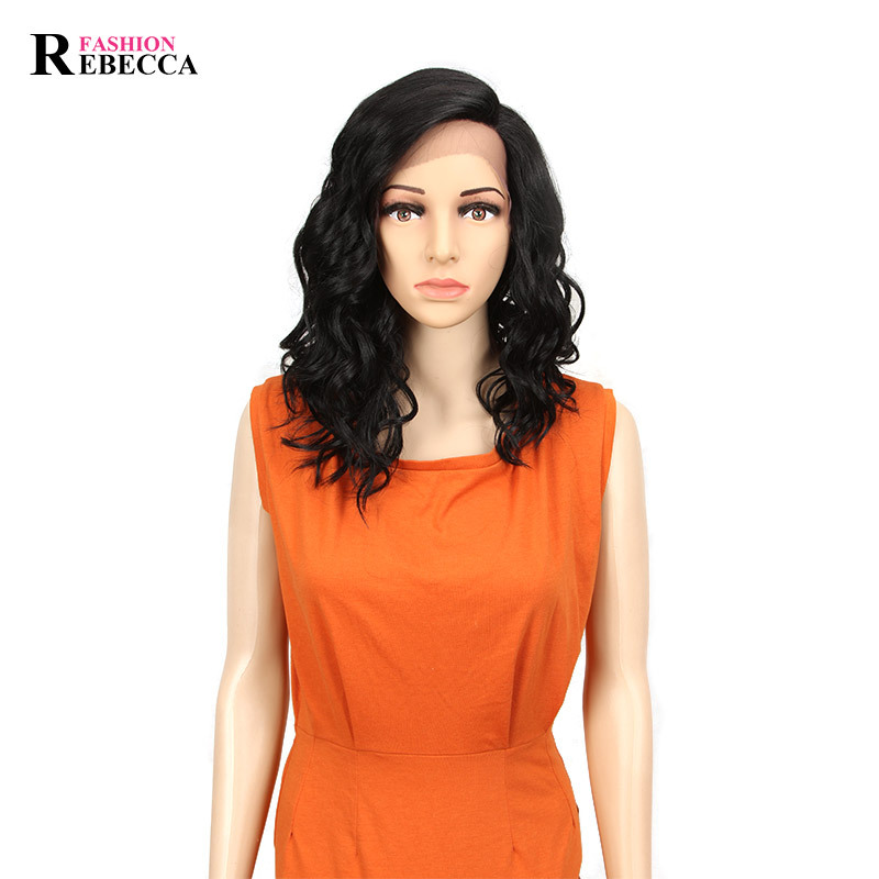 Rebecca Xuchang wig explosive front lace hand-woven hair sewn headgear long curly hair chemical fiber hairgear_voghion.com