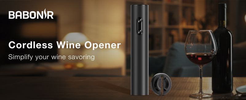 Abridor de vino automático - Sacacorchos con un solo botón_voghion.com