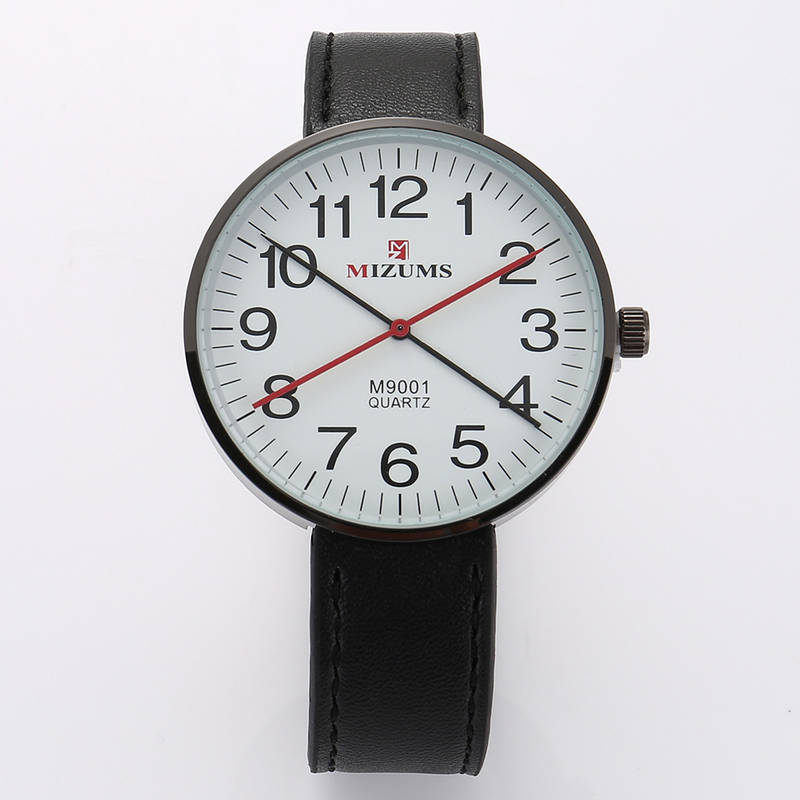 Orologio da polso da uomo d'affari casual con cintura al quarzo MIZUMS 9001_voghion.com