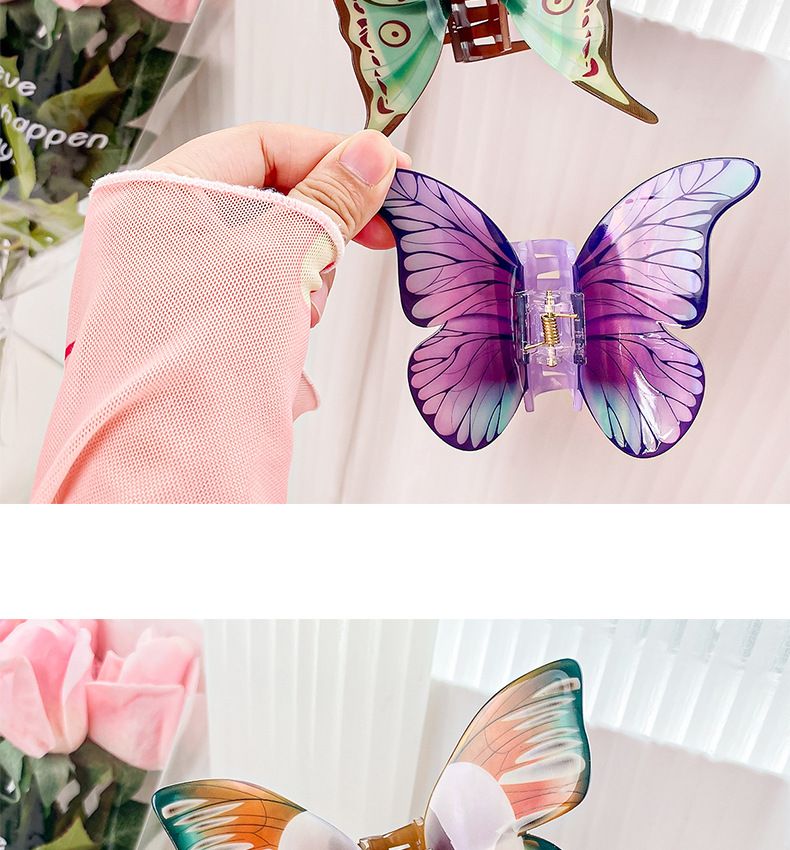 Super Fata Simulazione Farfalla Clip Temperamento Forcina Capelli Squalo Clip Accessori per Capelli di Alta Qualità Accessori per Copricapo_voghion.com